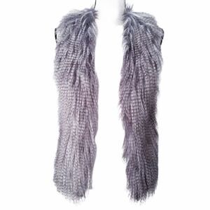 Pink Republic Boho featherd knit Vest